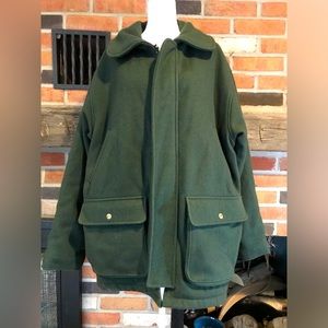 Vintage L.L. Bean 100% Wool 🦆Field Hunting Jacket Coat Awesome L-XL 🦆🦃